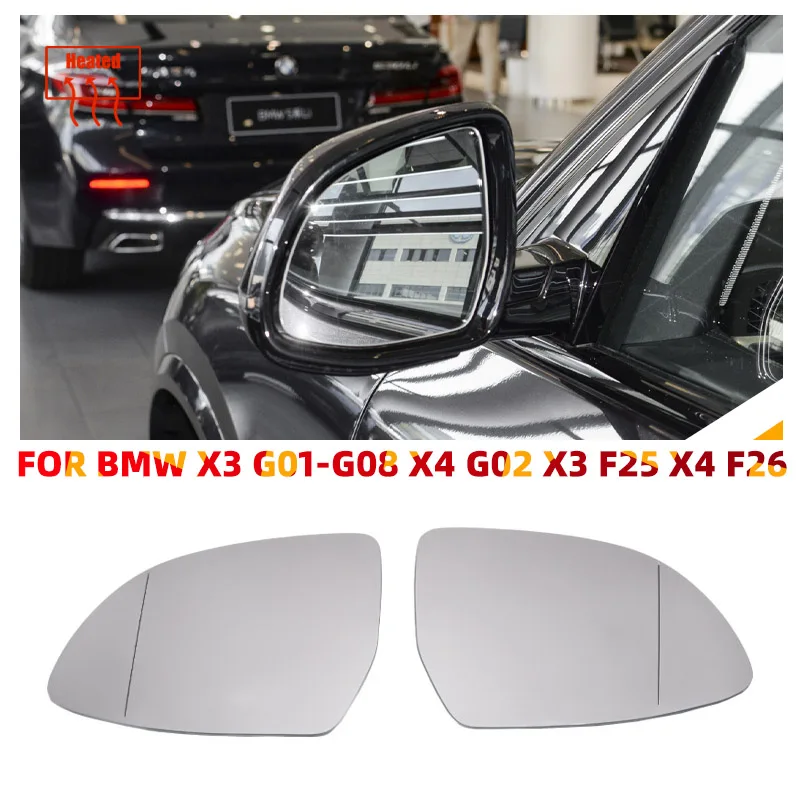 

Аксессуары для BMW X3 G01 X4 F26 G02 X5 F15 G05 X6 F16 G06 15-19, подогреваемое боковое широкоугольное крыло, зеркало заднего вида, замена стекла