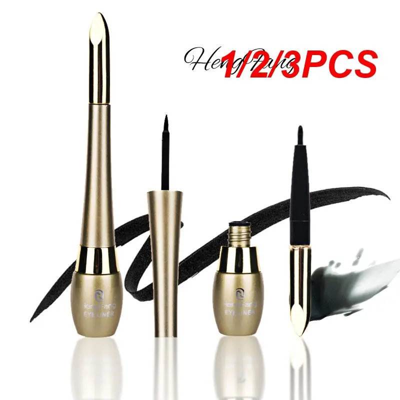 /3pcs neuer schwarzer flüssiger Eyeliner Stift langlebiger wasserdichter Eyeliner Bleistift einfach zu tragen Schönheits kosmetik Werkzeug Maquill aje