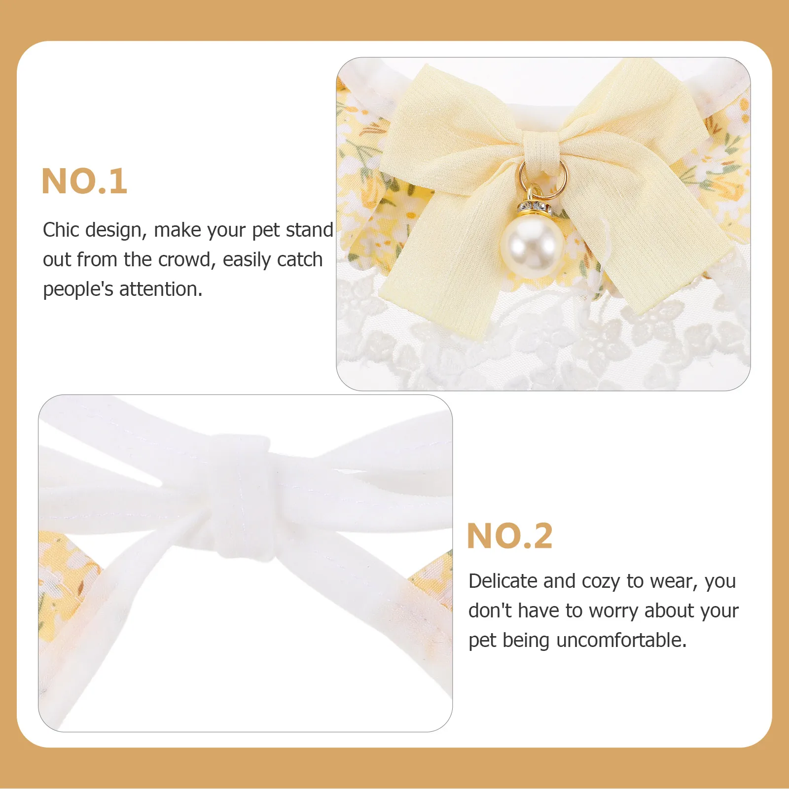 

Pet Lace Collar for Cat Dog Adjustable Kitten Puppy Collars Decorative Polyester Lovely Neckwear Scarf Accessory