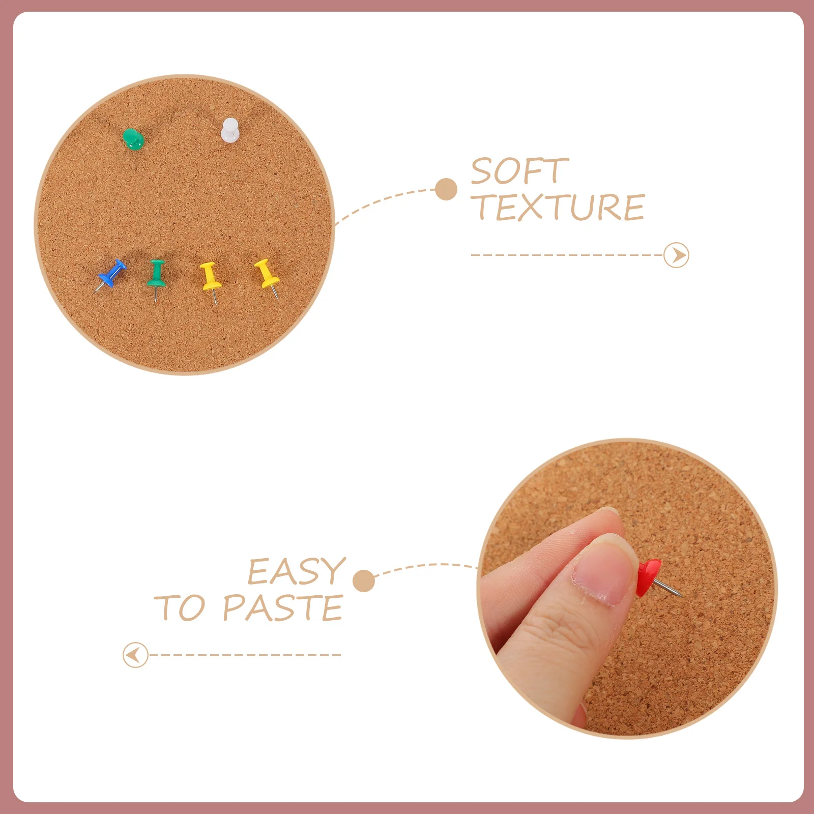 1 مجموعة لوحة الفلين لوحة الإعلانات مجموعة أنيقة الخشب إطار الكسوة إشعار منظم الرسائل للاستخدام المنزلي مكتب لوحات الإعلانات #6