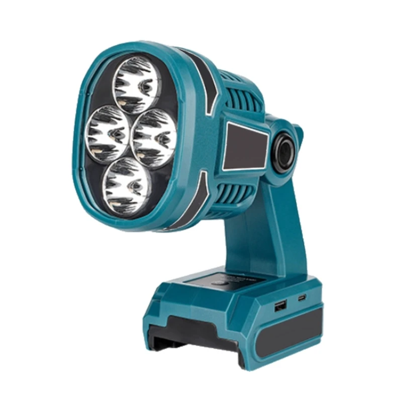 517A LED LIGHT Light Jobsite Spotlight para 18V 20V Lámpara lámpara batería libre