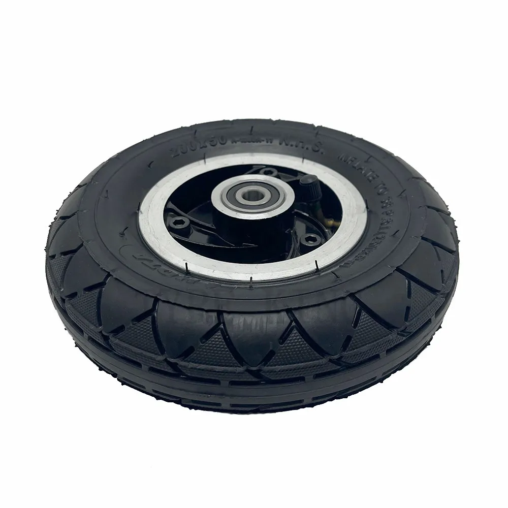 200x50 Front Wheel for Electric Scooter 200*50 Tyre Inflation  Vehicle Aluminium Alloy Pneumatic Tire