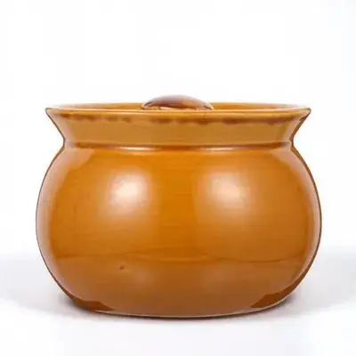 

Ceramic Stewing Pot Soup Bowl Household Kitchen Tableware Multi-Function Soup Jar High Temperature Resistant