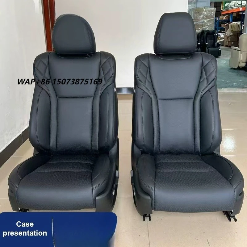 Custom Luxury Aero Car Seats Set-Front Row Driver Passenger Seats Leather Cloth Waterproof Design Essential Accessories