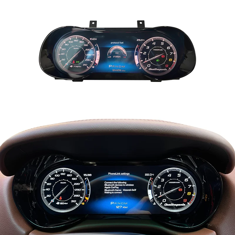 

12.3'' Оригинальная цифровая приборная панель LCD-спидометр для Maserati Levante M157 2016 2017 2018 2019 2020