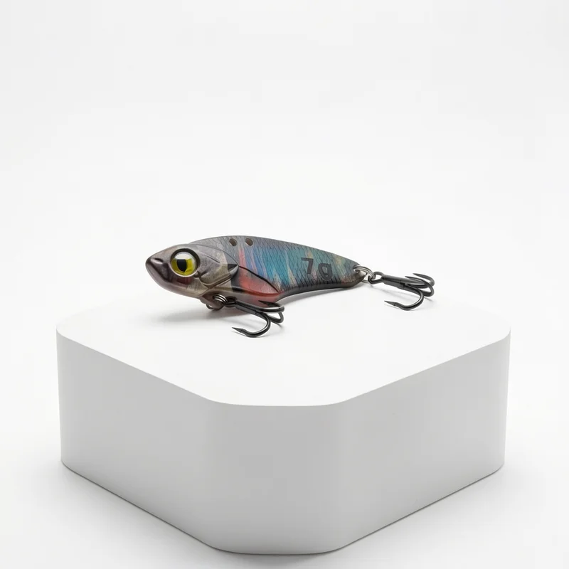 

Vibration Fishing Lure Heavy Metal Sinking Fast Retrieve Bait for Bass Trout Walleye Pike Musky Saltwater Predator Fish