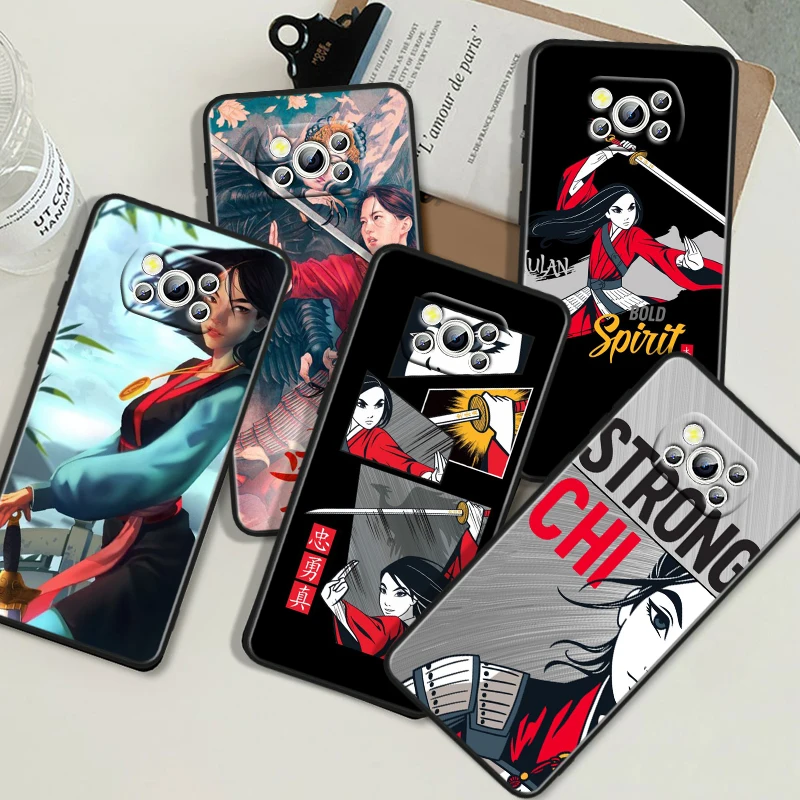 Disney Mulan Cool For Honor V20 10i 10X 9S 9X 9C 9A 8X 8C 8A 7S 7C 7A Magic 5 Lite Pro MAX Black Soft Phone Case