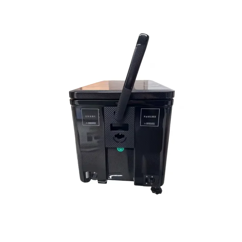 Carbon Fiber Fishing Cooler Box 29L 32L Portable Insulated Ice Chest Custom OEM for Outdoor Fishing