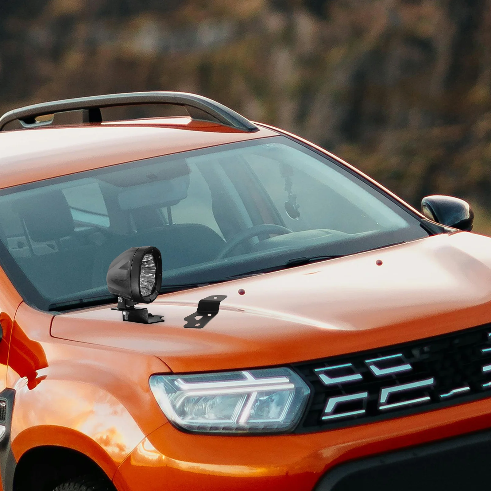 

2Pcs Light Mount Brackets for 2021-2023 Fog Light Bracket Heavy Duty Metal Build Improved Visibility Rugged Design