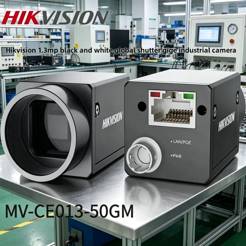 Hikrobot MV-CE013-50GM Industrial Camera 1.3MP Global Shutter GigE Monochrome Industrial Vision Camera