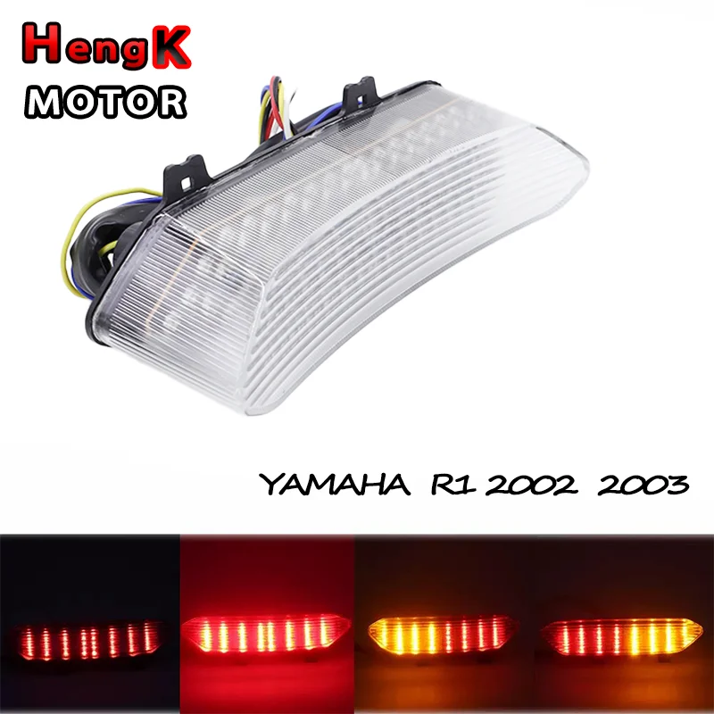 

Suitable for Yamaha R1 YZF-R1 YZF1000 2002-2003 LED tail light brake light turn signal