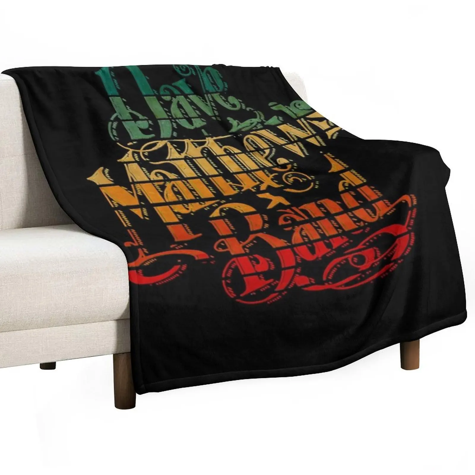 

Dave Matthews Band T-ShirtDMB LOGO RETRO Throw Blanket wednesday Plush Soft Blankets