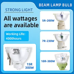 High Quality Stage Lighting KTV Bar Stage Moving Head Light Super Brightness Lamp 300W 330w 350w Sharpy Bulb Beam Lamp Ballast