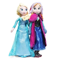 The Popular Animated Movie Frozen 30-50CM Plush Dolls Anna Princess Elsa Doll For Children Girls Birthday Christmas Gifts