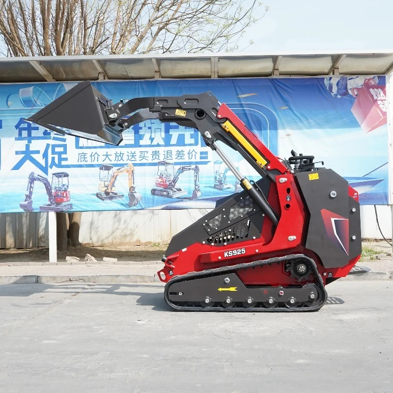 New Mini Skid Steer Loader Crawler Mini Loader Direct From Factory High Quality Hydraulic For Farm Construction Landscaping