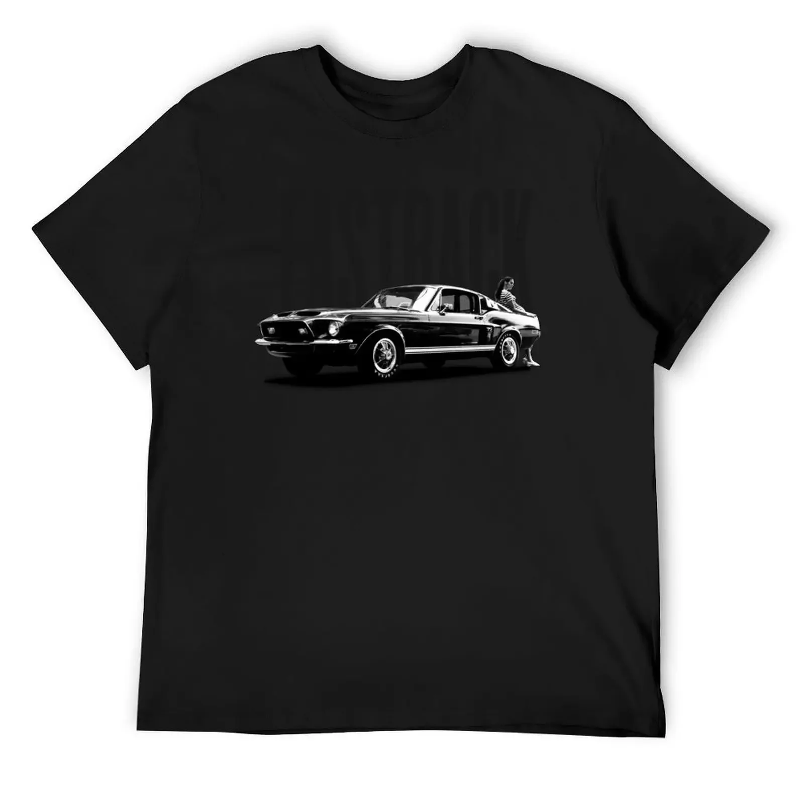 The GT350 FASTBACK - Black T-Shirt valentines boutique clothes plus size tops anime shirt t shirts for men