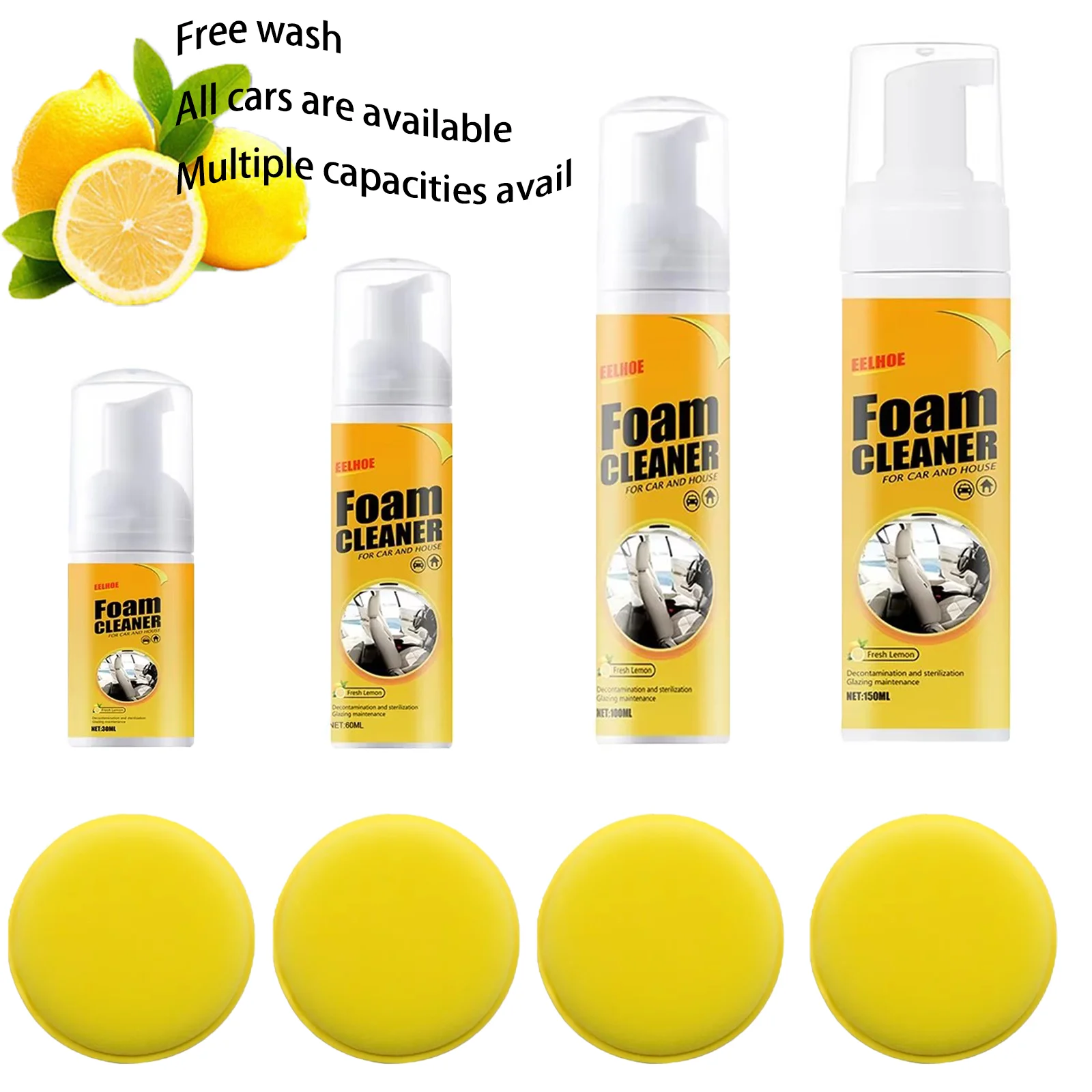 

Car interior seats multi-functional foam cleaner Leather Clean Car Foam Cleaner Interior Removal Dirt Wash Maintenance car wash