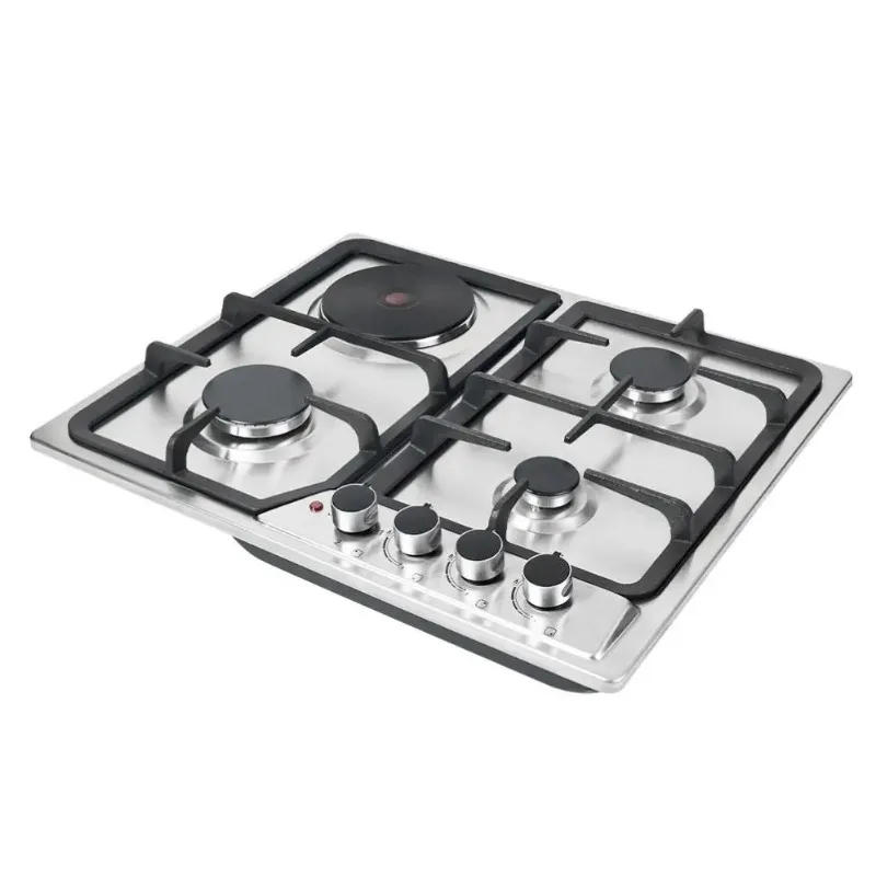 مصنع توريد طباخ غاز الطبخ المنزلي الكهربائي 4 فرن كهربائي التعريفي المدمج في هوب