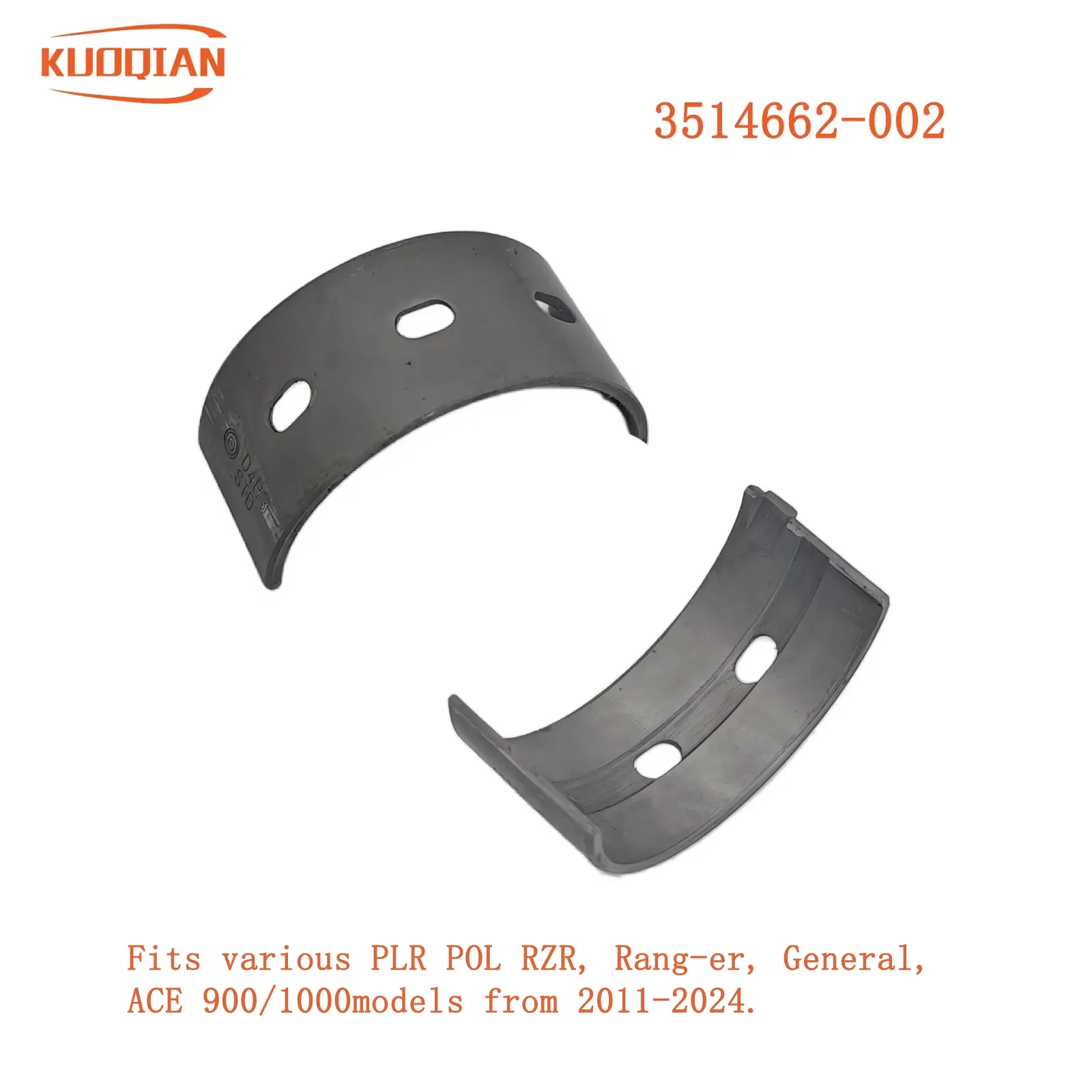 Main Bearing 41mm 3514662-002 For Fits various Pol-aris PLR RZR, Rang-er, General, and ACE 900/1000 models from 2011-2024.