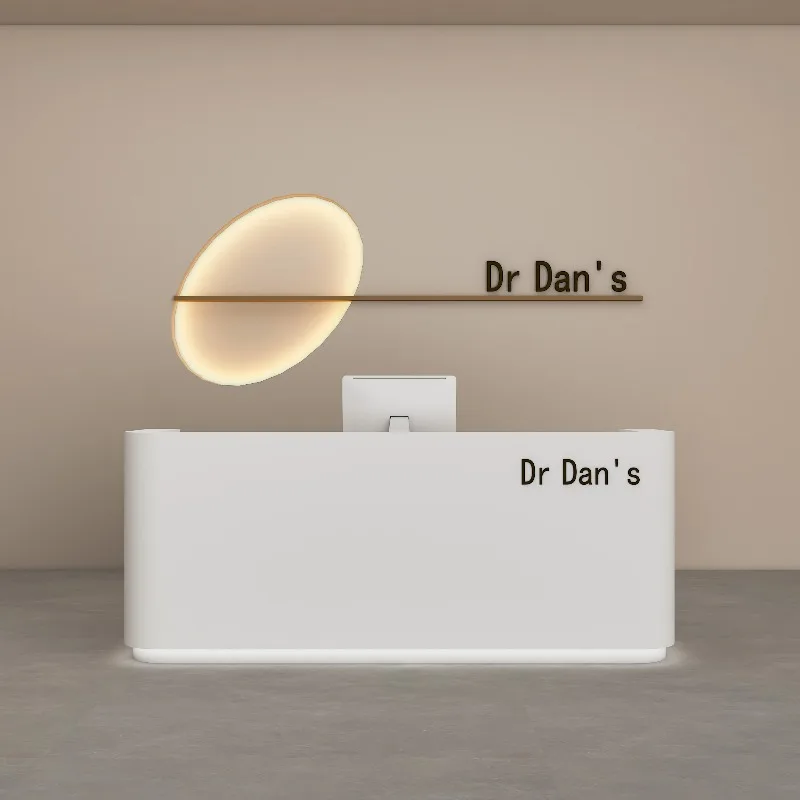 Akzent Salon Rezeption Schreibtische Moderne Kassierer Luxus Designer Hochsichere Rezeption Theke Mostrador De Tienda Salon Möbel