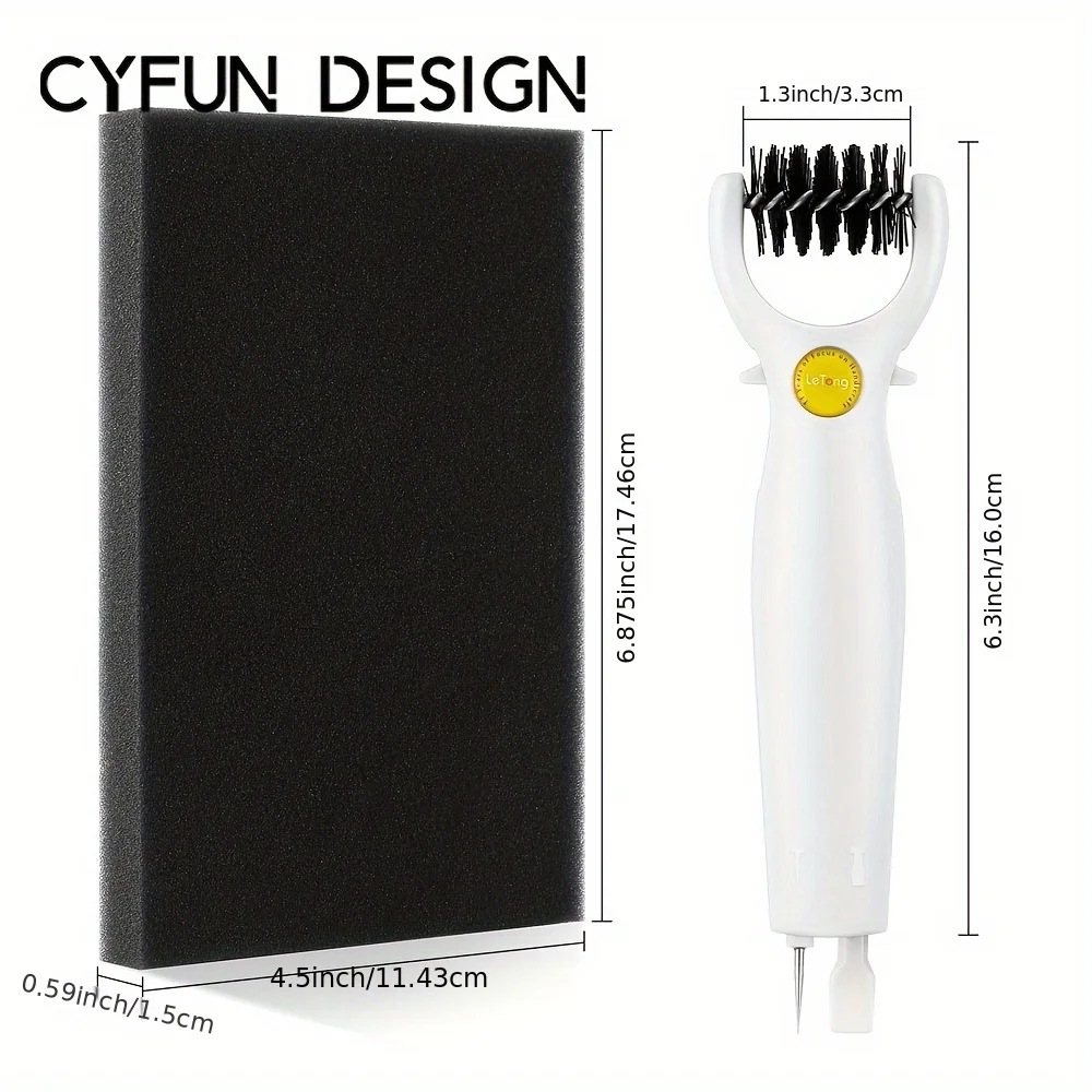 3-in-1 Die Brush CYFUN DESIGN Crafting Tool Set: Piercer, Scraper for Effortless Crafting and Scrapbooking