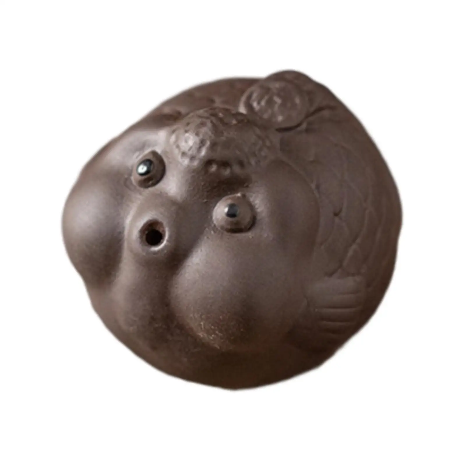 Chinese Zisha Tea Pet Clay Creative Collectible Home Office Decoration Tea Tray