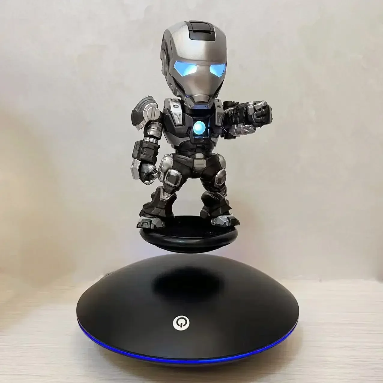 

Genuine Marvel The Avengers Iron Man Mk43 Spider Man Magnetic Levitation Ornaments Figure Model Collect Toys Boys Birthday Gift