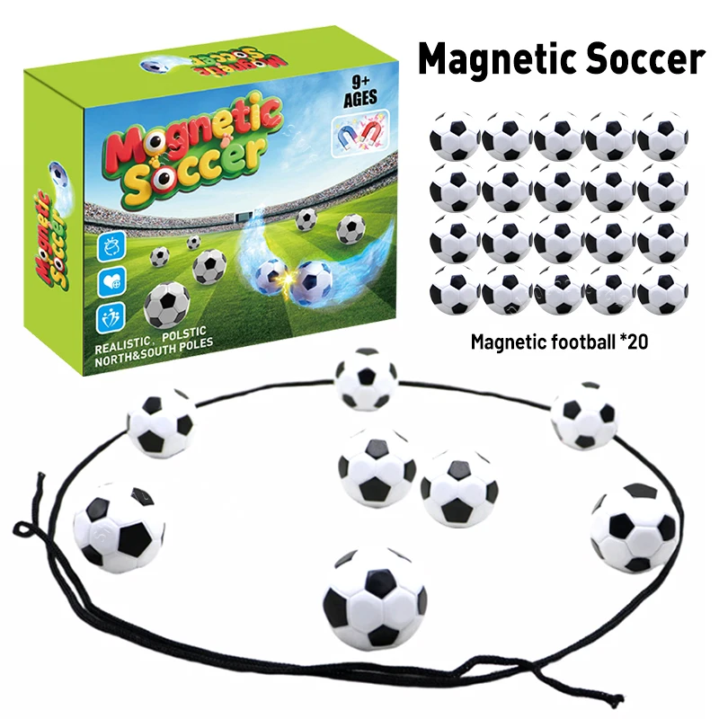 Magnetic Football Table Game Children's Educational Toy Parent-Child Interactive Magnetic Board Strategy Battle Football Table