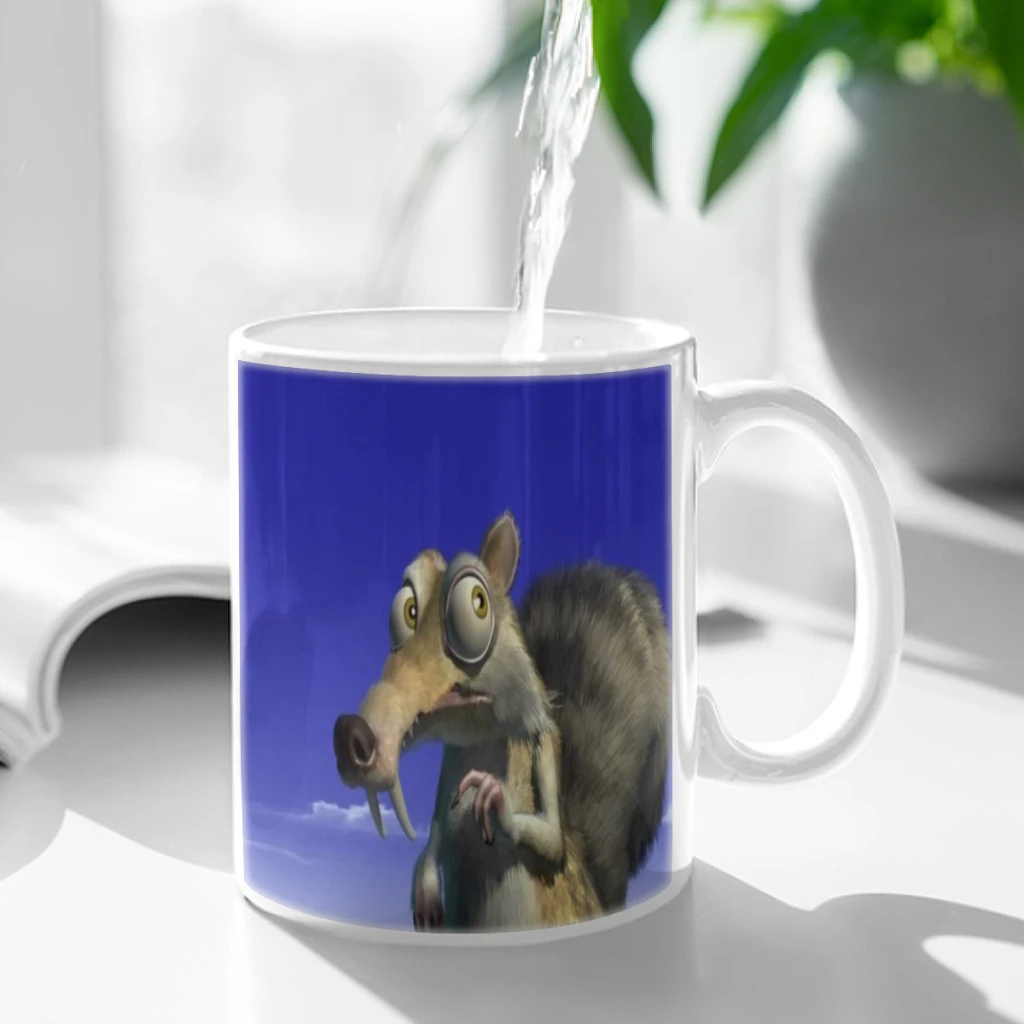 ICE AGE Cartoon 11oz Afternoon Tea Mug Multifunctional Ceramic Coffee Mug Porcelain Coffee Cup Drinking Cup