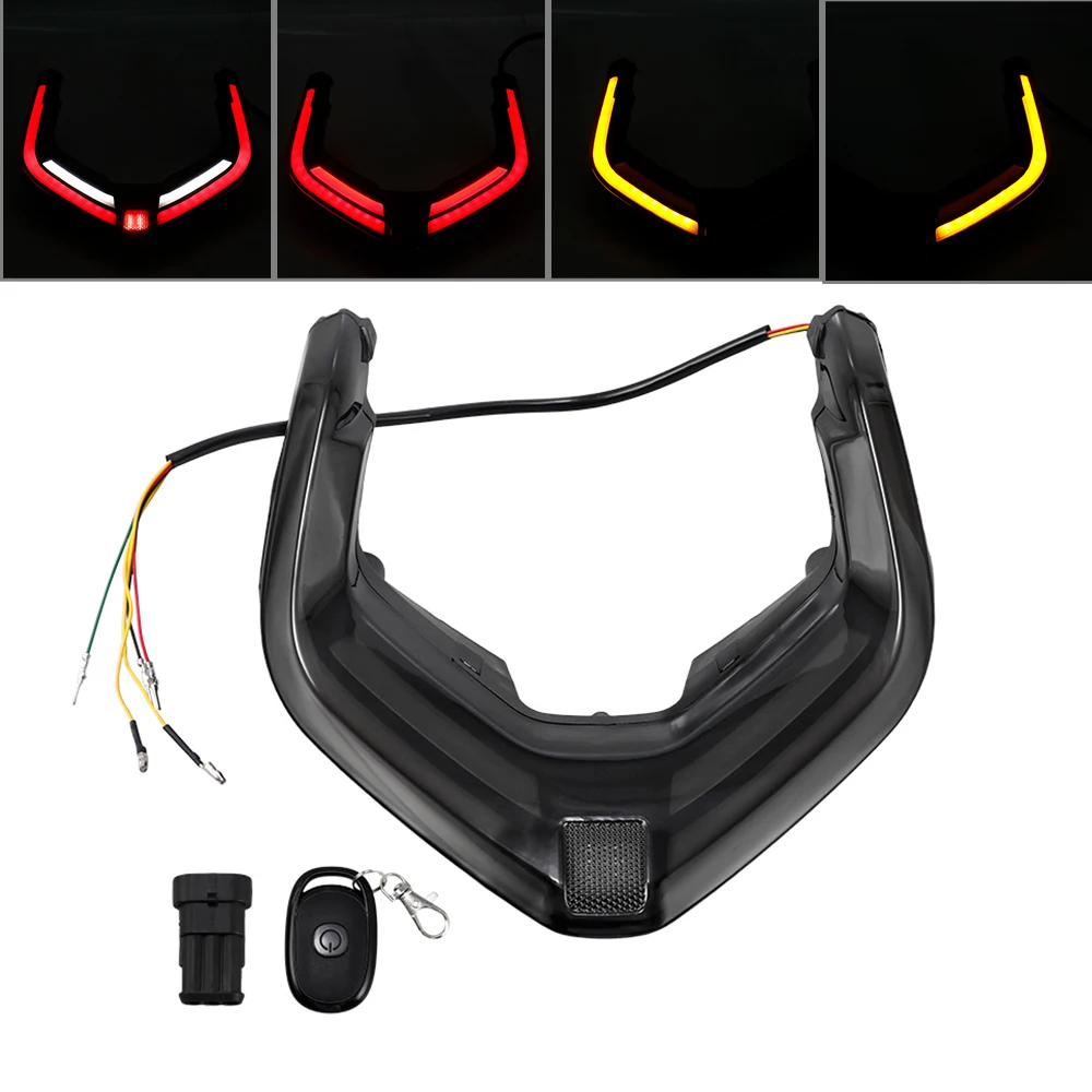 

For Ducati Panigale Streetfighter V2 V4 V4S V4R 2018-2022 Motorcycle LED Rear Brake Lamp 12V Tail Light Taillight Turn Signals