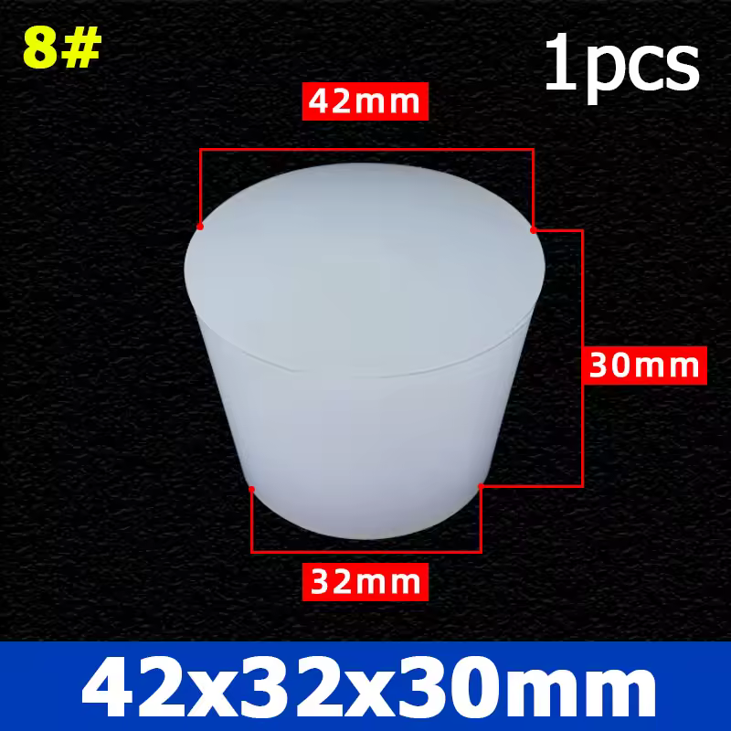 1-10pcs Food Grade Silicone Bottle Stopper Solid Rubber Plug Dia 8-110mm Hight 11-53mm For Wine Bottle Test Tube Glass Container - Image 42