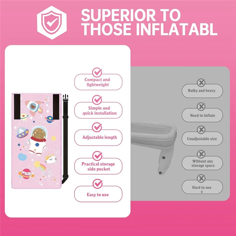 موسع مقعد الطائرة للأطفال، سرير طائرة للأطفال الصغار، موسع مقعد الطائرة للأطفال الصغار - محمول - M53K #1