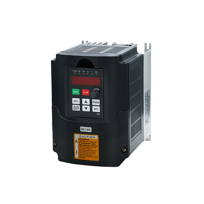 HY Variable Frequency Drive 0-400Hz 3P Output  0.75KW 1.5KW  2.2kw VFD Huanyang Inverter for CNC Spindle Motor Speed Control