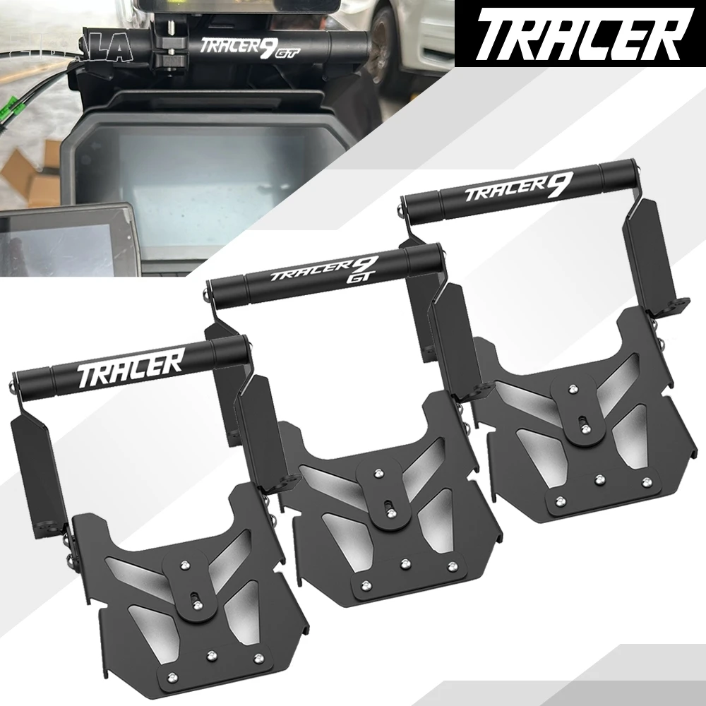 

Phone GPS Navigation Mount Bracket Bar For Yamaha Tracer 9 GT+ Tracer 9/GT/GT Plus 2033 2024 2025 2026 Extension Stand Holder