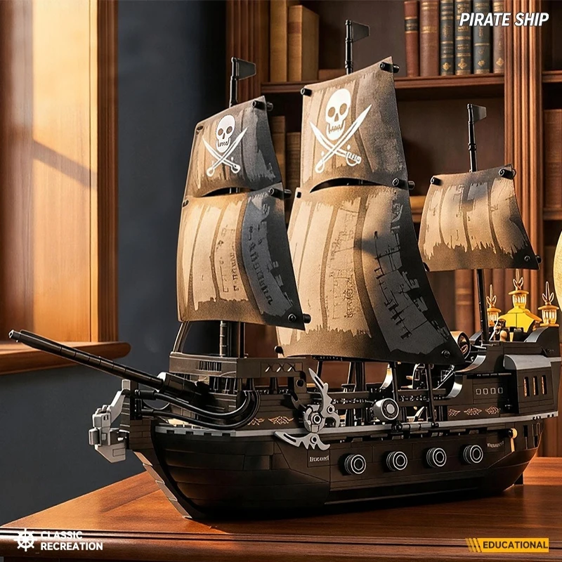 pirate ship building blocks view 4