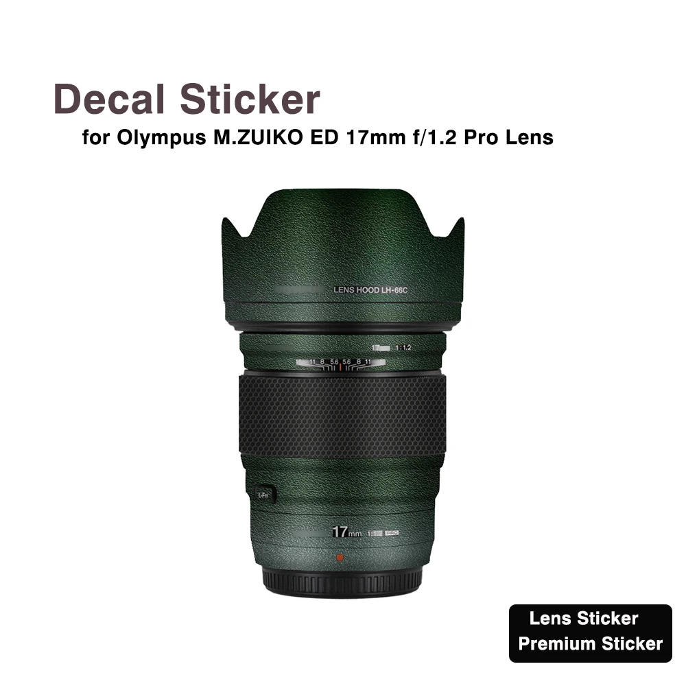 

Decal Sticker for Olympus M.ZUIKO ED 17mm f/1.2 Pro Lens Skin 17f1.2 Protector Cover Film Wrap Cover 17f1.2 Protective Film