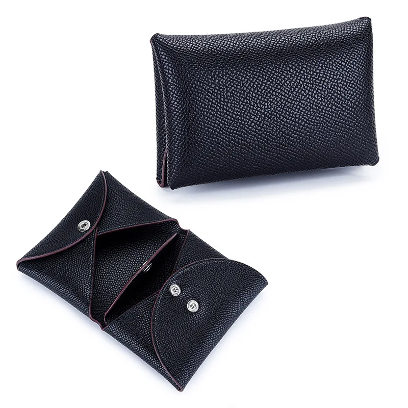 Women Fashion Goose Paw Pattern Leather Card Holder Coin Purse Luxury Brand Design Credit Card Wallet Bifold Business Card Case