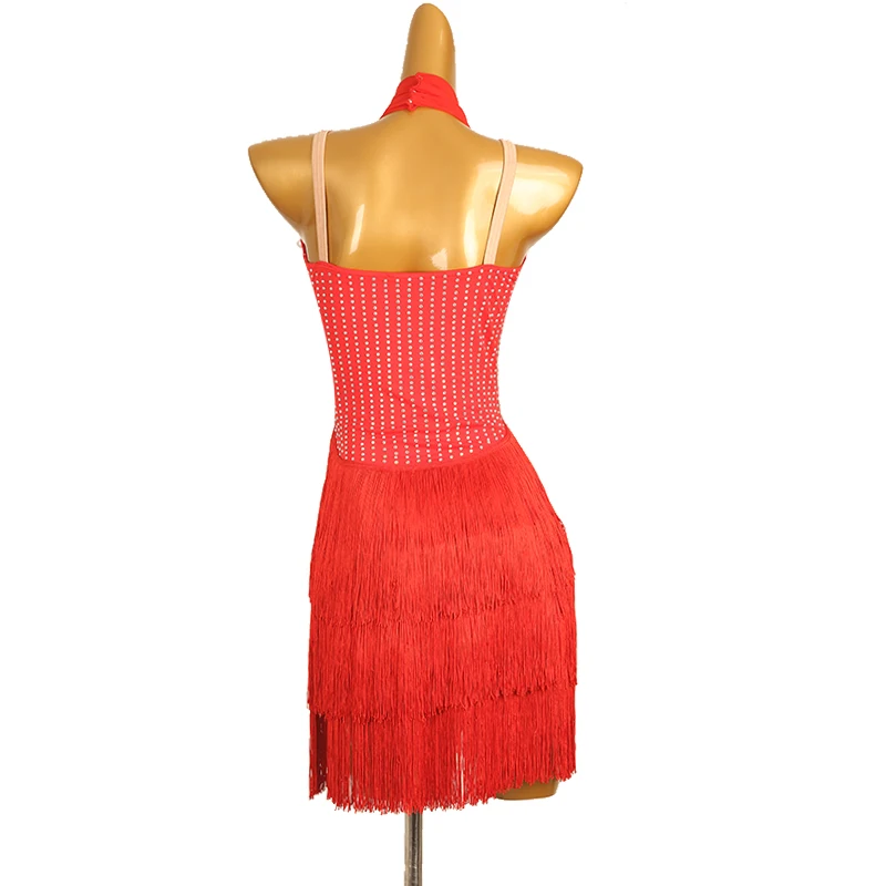

2023 Latin Dance Dress New Competition Clothing Professional Costume Samba Cha Cha Dress Lq420
