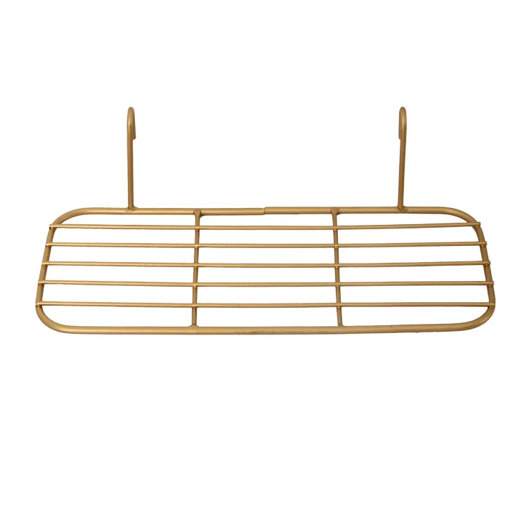 

ins gold wall decoration hanging wrought iron mesh photo storage rack dormitory living room background metal