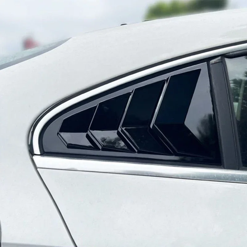 IOSN For Volkswagen Passat CC 2010 2011 2012 2013 2014 2015 2016 2017 2018 Rear triangular louver decorative frame