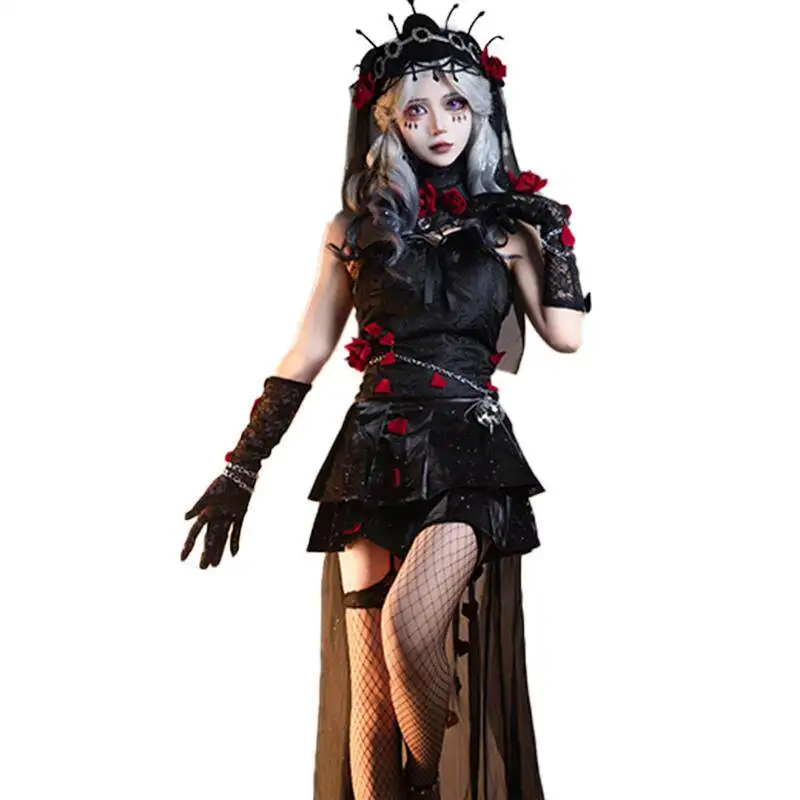 Costume de cosplay Ada Mesmer Identity V, tenue gothique de psychologue pour Halloween, carnaval, fête, performance