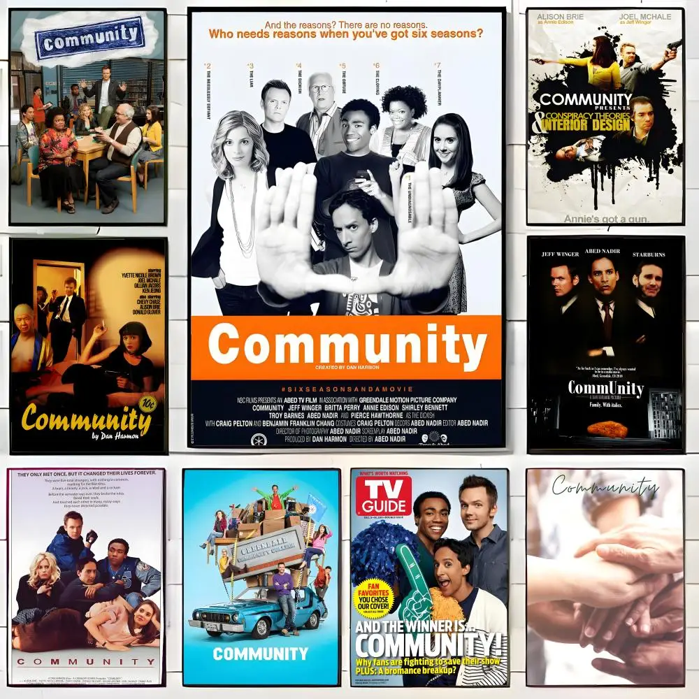 Hilarious Sitcom Community Poster Wall Art Print Decorative Mural Home Decor Gift Unframed