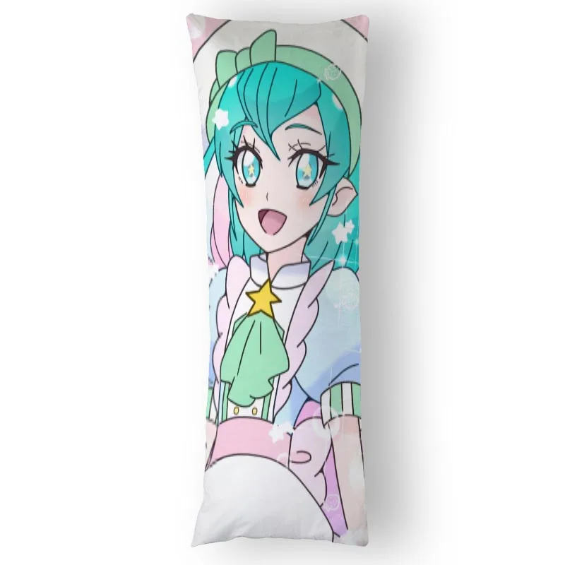 Hagoromo Lala Star☆Twinkle Pillowcase Hug Satin Pillowcover Almohada Anime Body Pillow Case Cushion Cover 35X100cm60X200cm 12.15