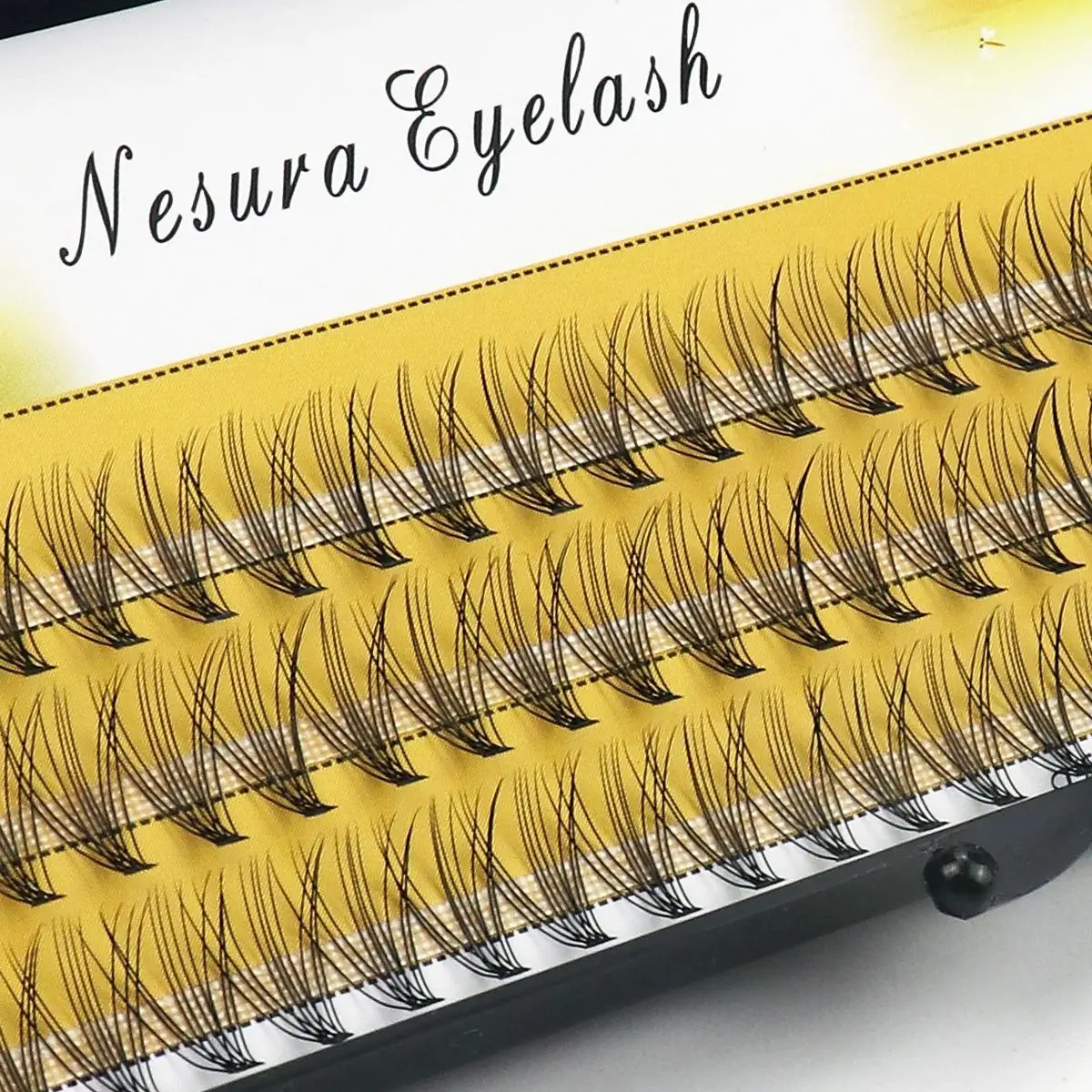 1 Box/60 Bunches Mink Eyelashes10D Natural Eyelash Extensions Russia C Curl 0.07/0.1 Thick Individual Eyelash Makeup Tools