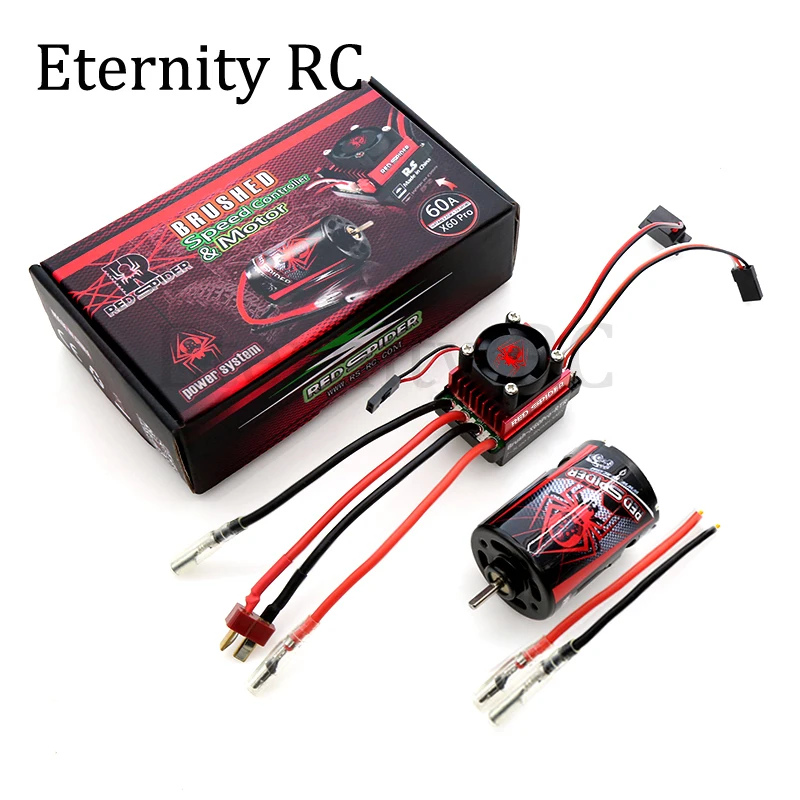 

23T 540 Brushed Motor & 320A ESC Waterproof Electronic Speed Controller For RC Car Boat Off-road On-road Monster Truck HSP HPI