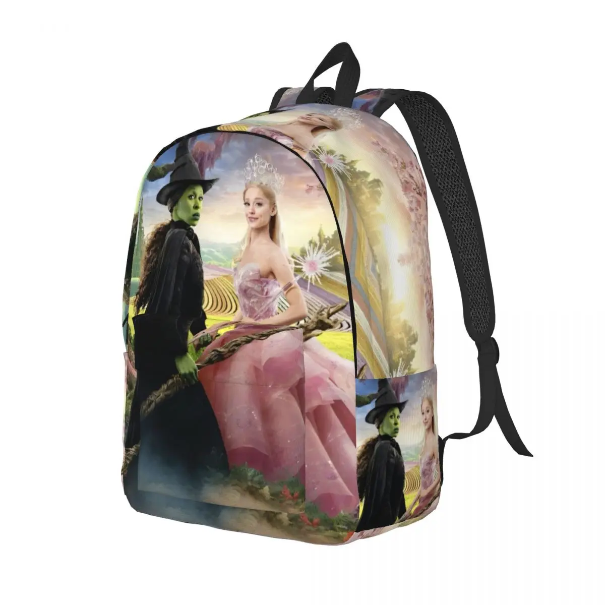 Wicked Elphaba & Glinda Tonal Teenage Backpack Outdoor School Business Movie Daypack Men Women Laptop Computer Shoulder Bag