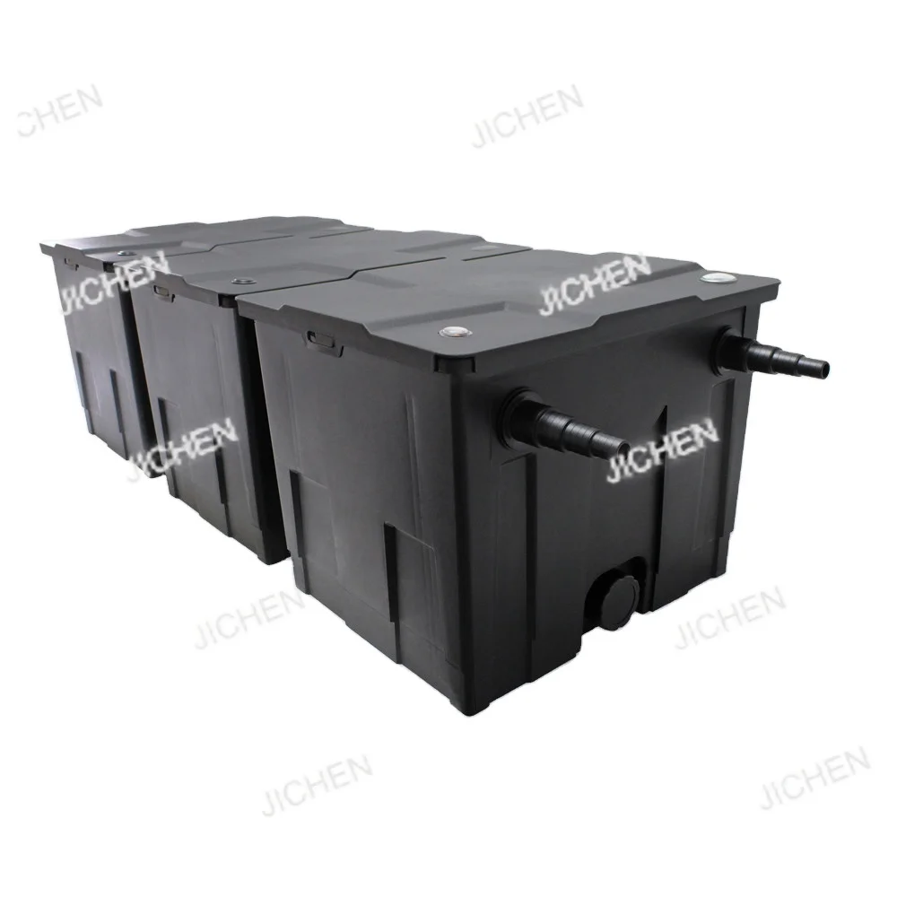 

For CBF-350C environmentally friendly plastic garden pond biological filter, the interior is a water garden filter sponge