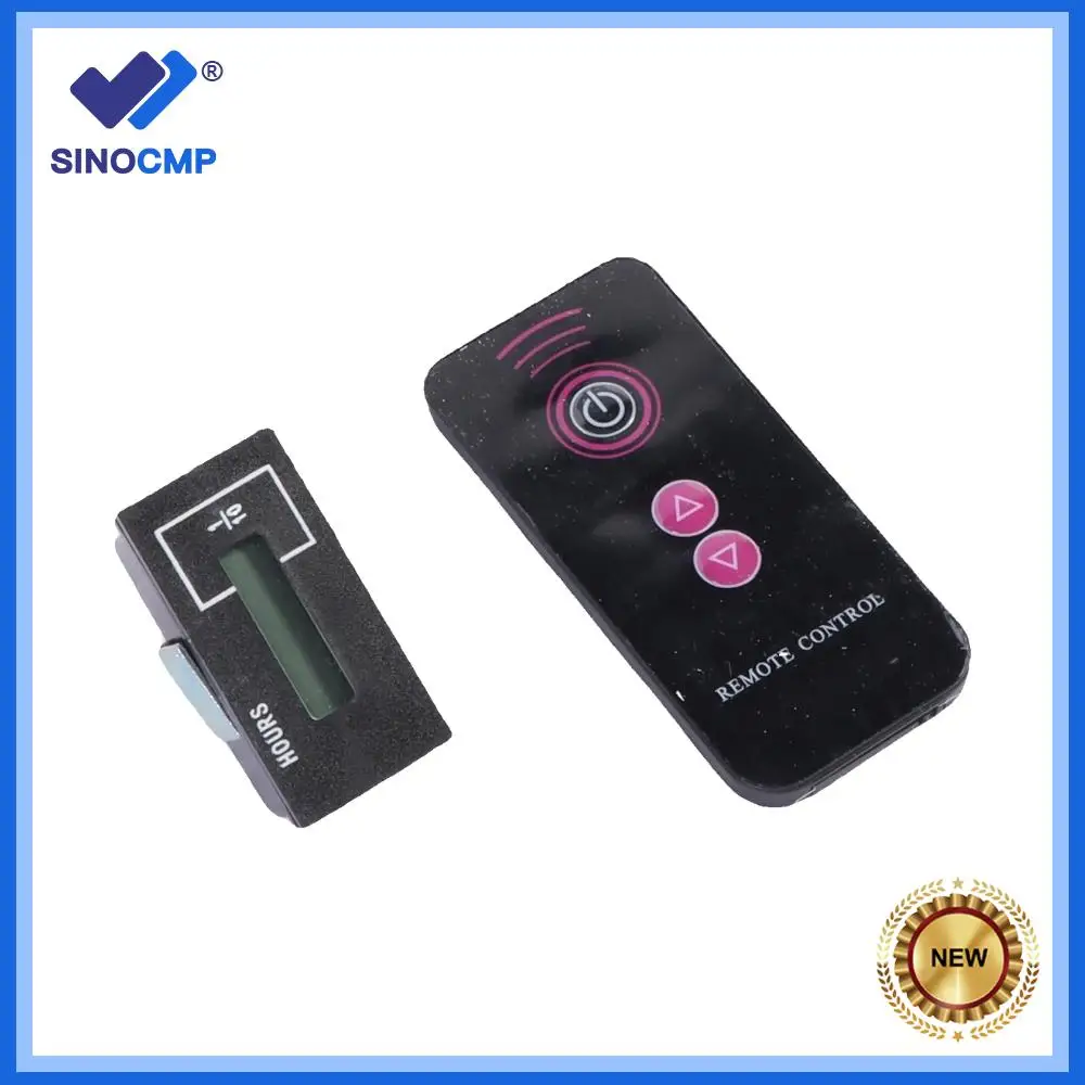 2528-9040 800224-00011 Excavator Timer Hour Meter W/ Remote Control Kit For Daewoo Doosan DH220-5 DH225-7 Meter Timer Control