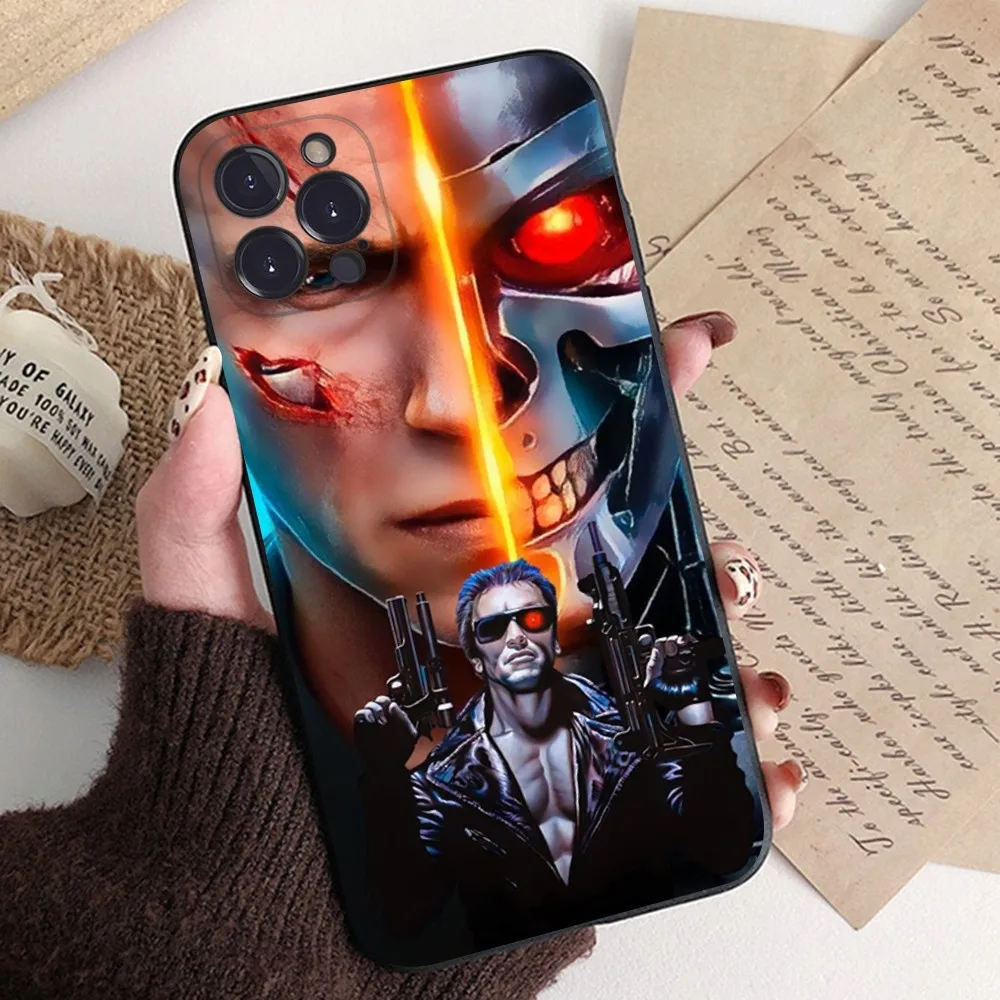 Schwarzenegger T-Terminator Movie Phone Case For IPhone 15 14 13 12 Mini 11 Pro XS Max X XR SE 6 7 8 Plus Soft Silicone Cover