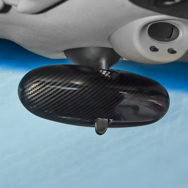 Quadro protetor de espelho retrovisor do carro para mini cooper r50 r52 r53 console central acessórios interior decoração capa caso